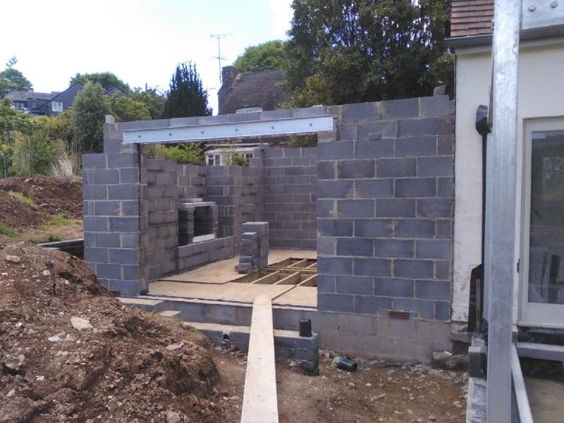 Cavity wall work
