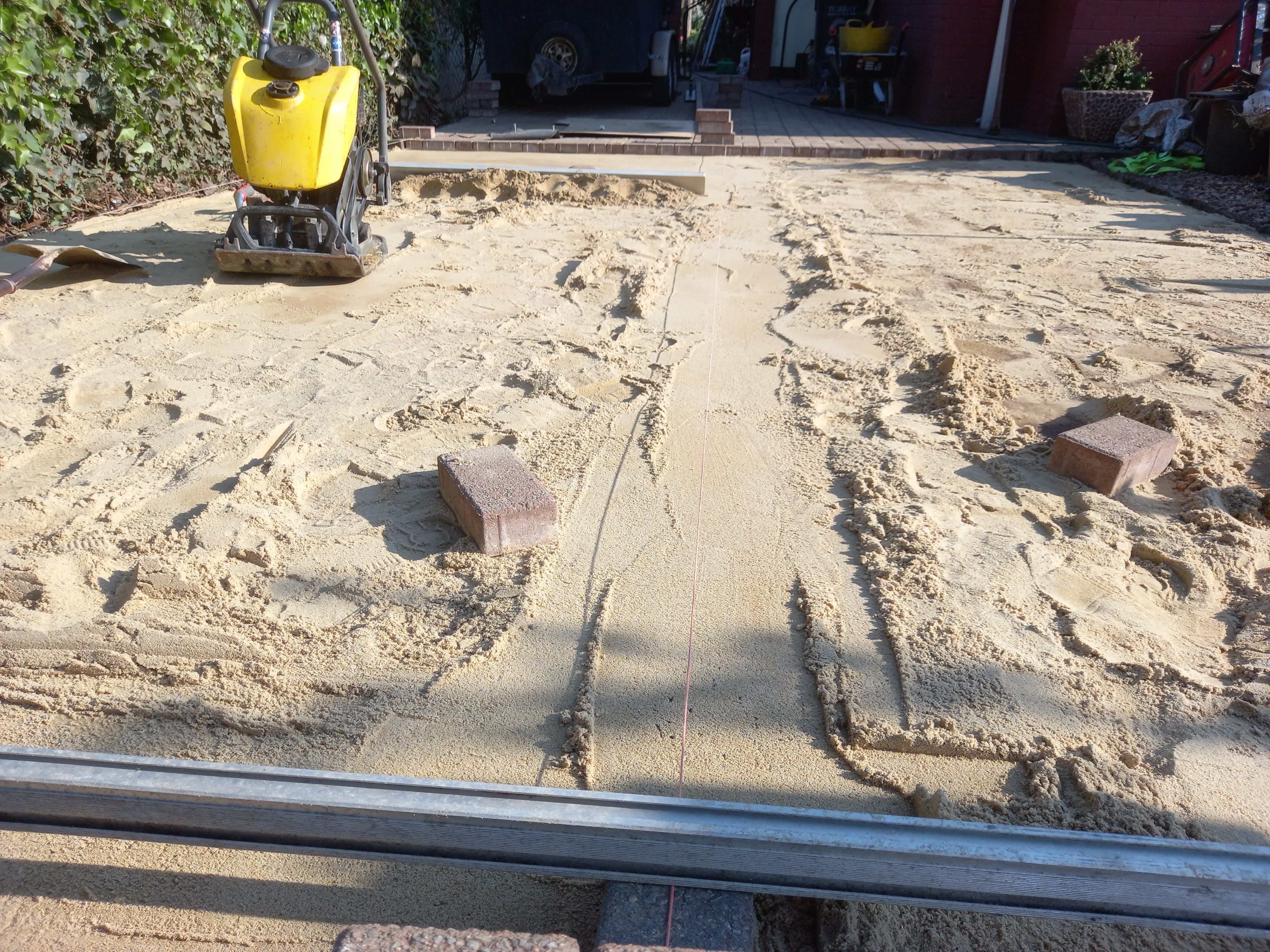 Track in sand