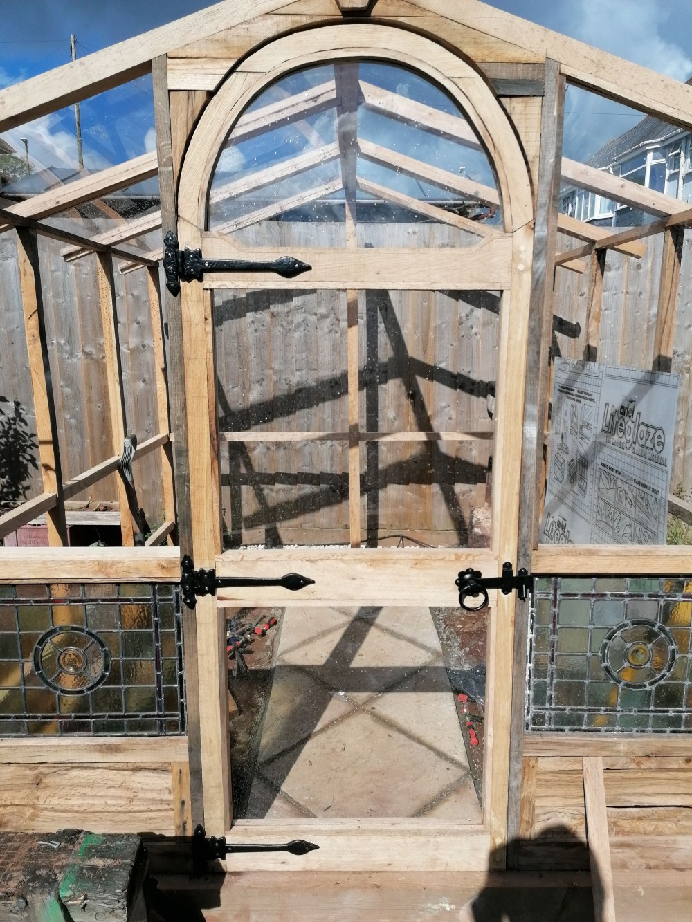 Handmade Curved Wooden Door