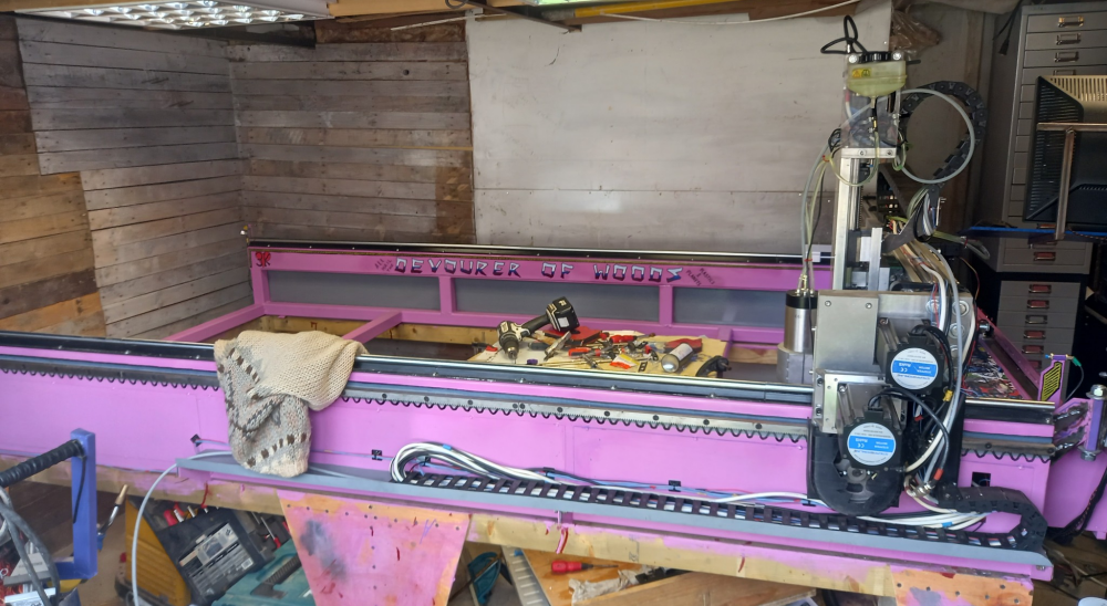 My CNC Machine In Blender