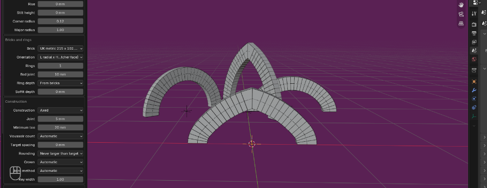 Many styles of arch.